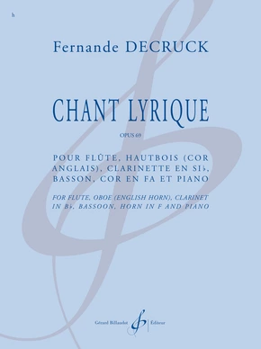 Chant lyrique, op. 69 